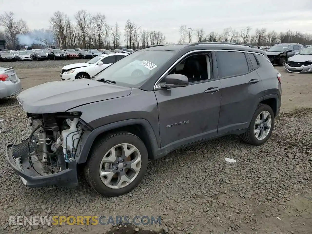 1 Photograph of a damaged car 3C4NJDCB1MT601742 JEEP COMPASS 2021
