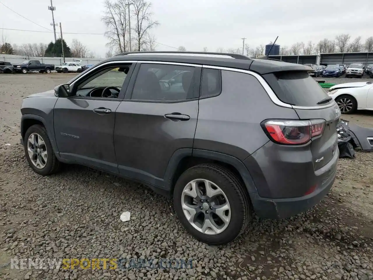 2 Photograph of a damaged car 3C4NJDCB1MT601742 JEEP COMPASS 2021