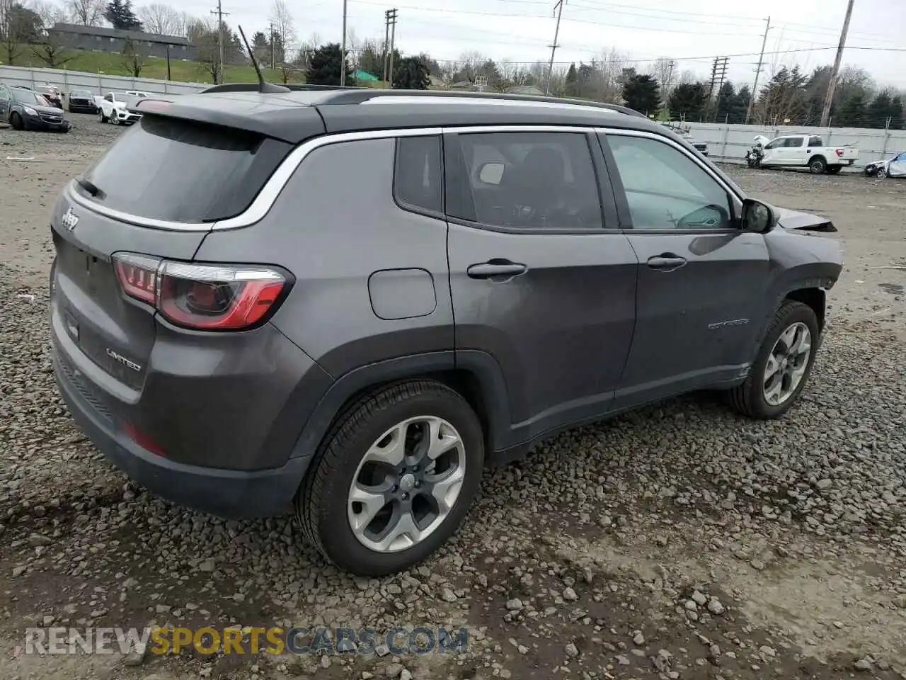 3 Photograph of a damaged car 3C4NJDCB1MT601742 JEEP COMPASS 2021
