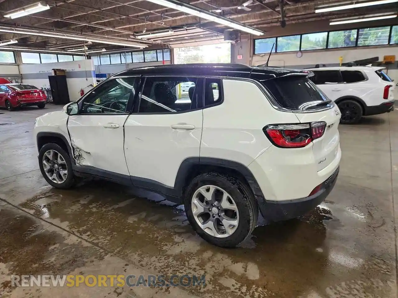 2 Photograph of a damaged car 3C4NJDCB2MT604536 JEEP COMPASS 2021