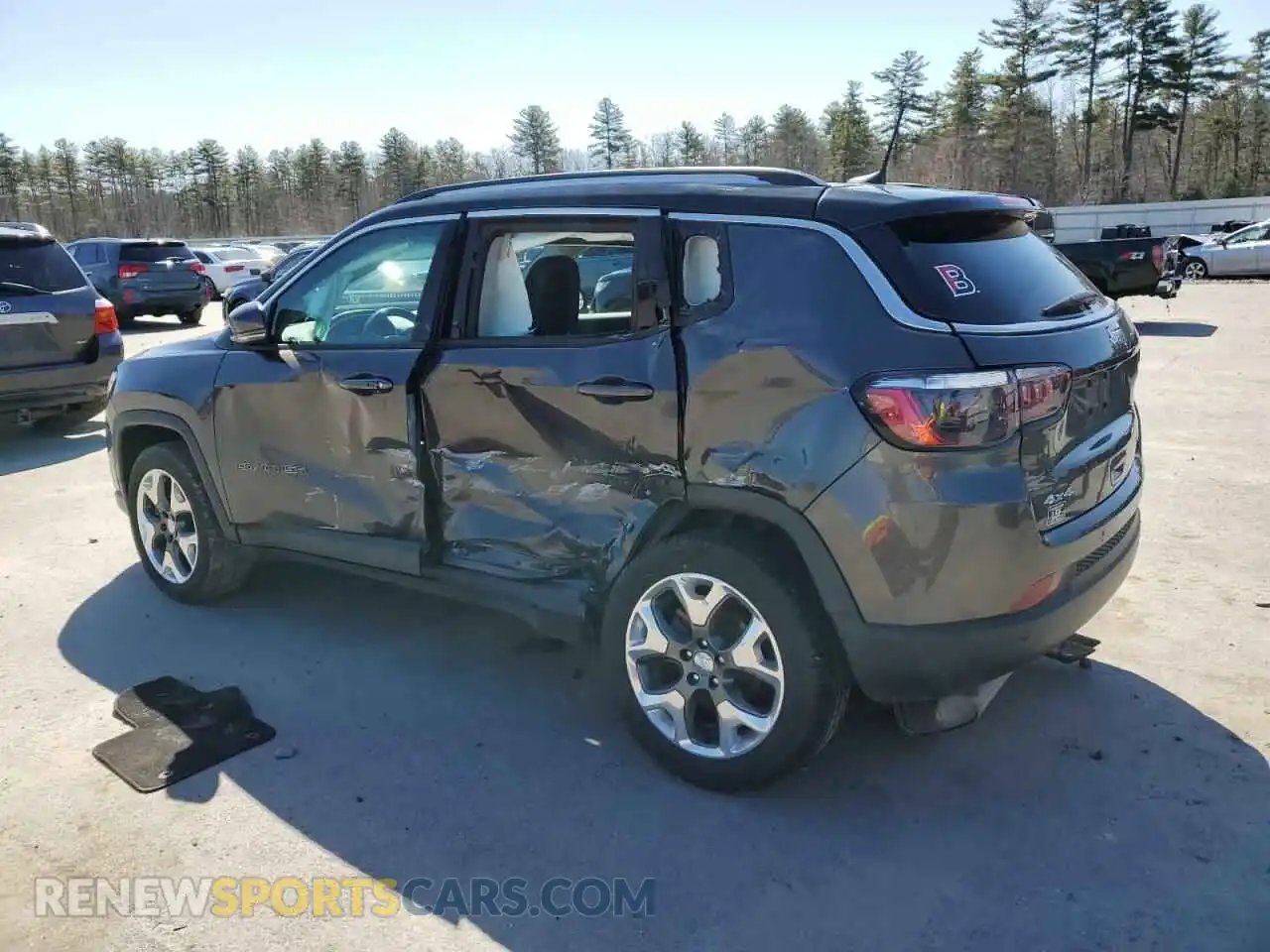 2 Photograph of a damaged car 3C4NJDCB3MT503926 JEEP COMPASS 2021