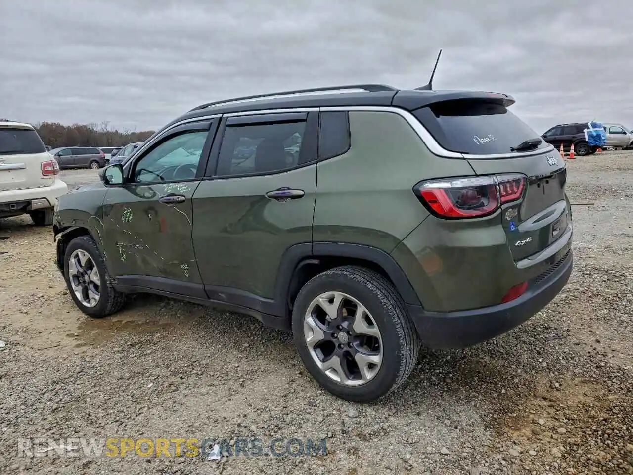 2 Photograph of a damaged car 3C4NJDCB3MT586337 JEEP COMPASS 2021
