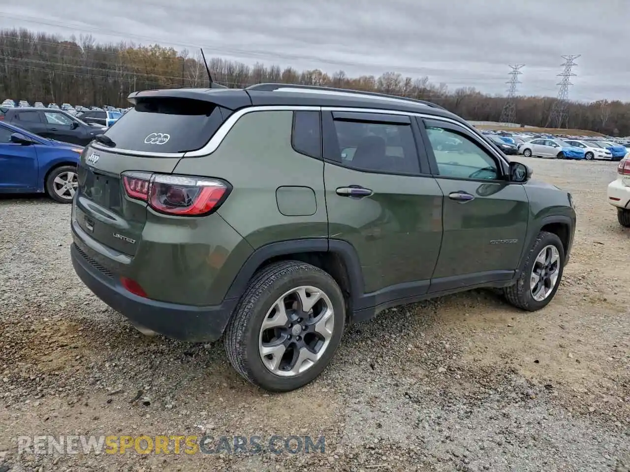3 Photograph of a damaged car 3C4NJDCB3MT586337 JEEP COMPASS 2021