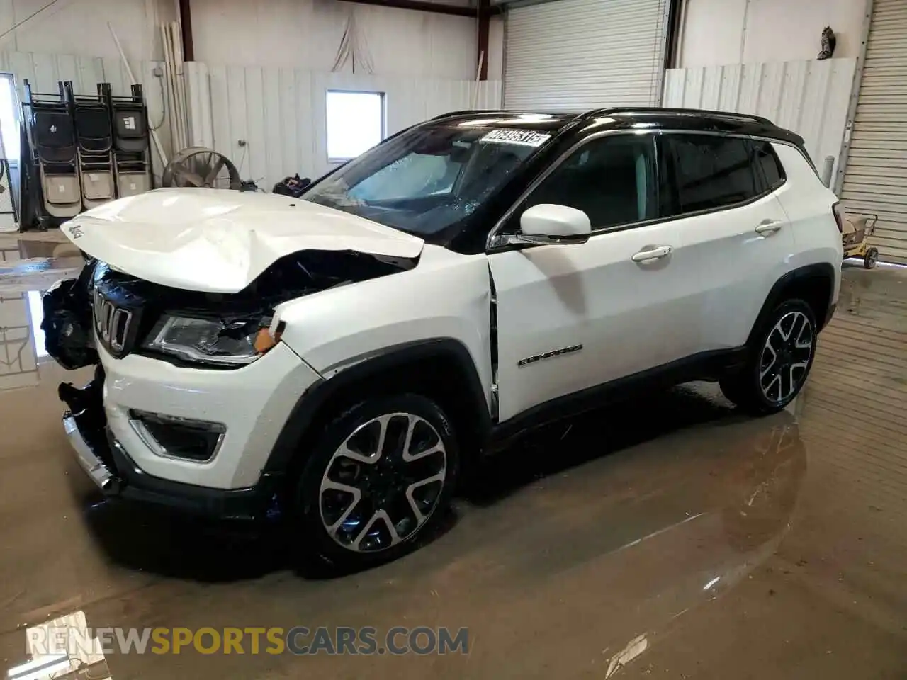 1 Photograph of a damaged car 3C4NJDCB3MT586631 JEEP COMPASS 2021