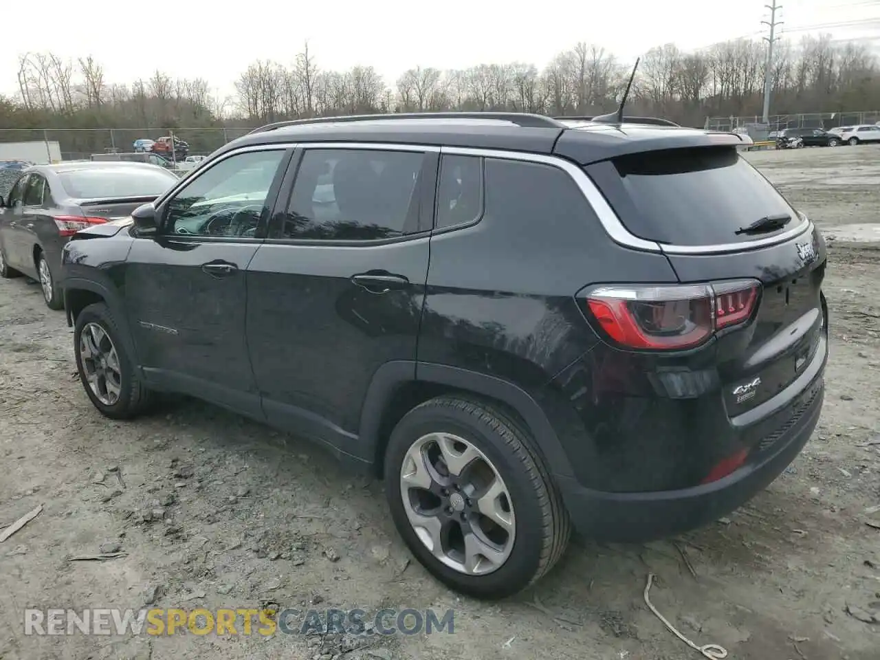 2 Photograph of a damaged car 3C4NJDCB3MT593322 JEEP COMPASS 2021