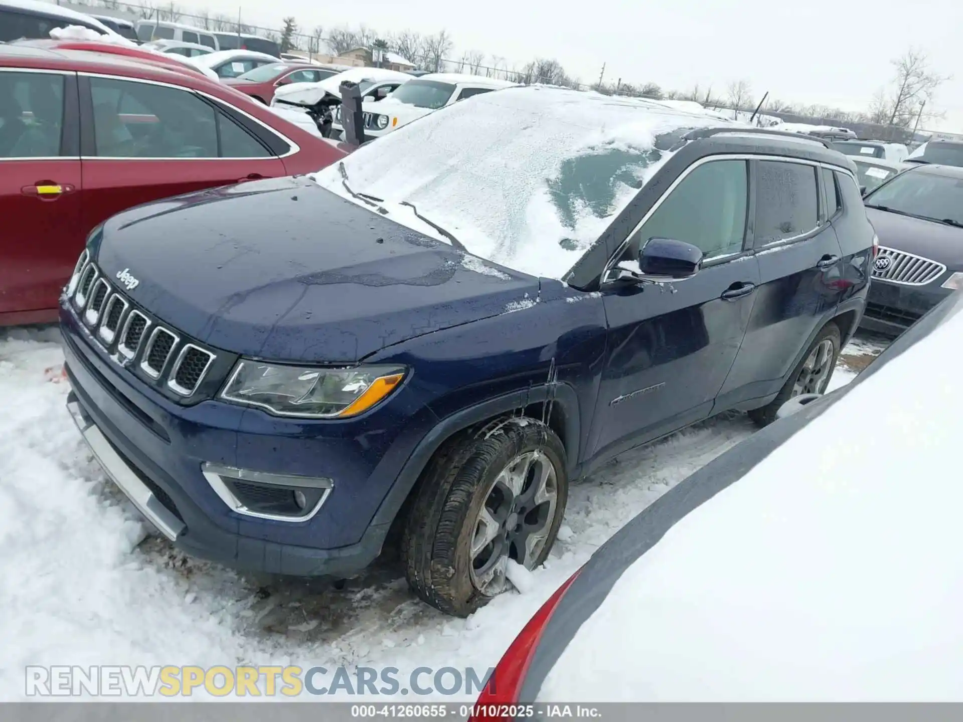 2 Photograph of a damaged car 3C4NJDCB3MT594308 JEEP COMPASS 2021