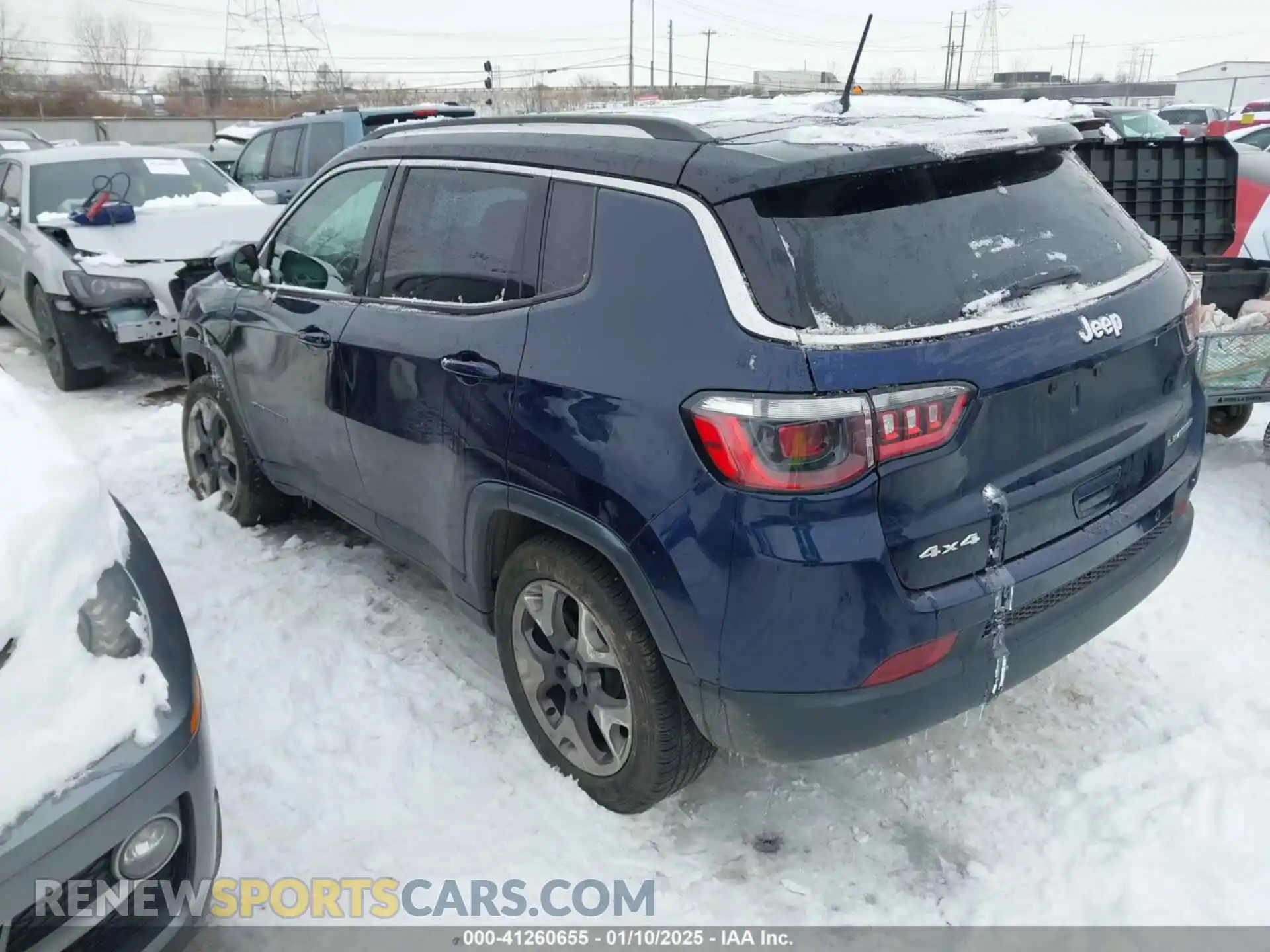 3 Photograph of a damaged car 3C4NJDCB3MT594308 JEEP COMPASS 2021