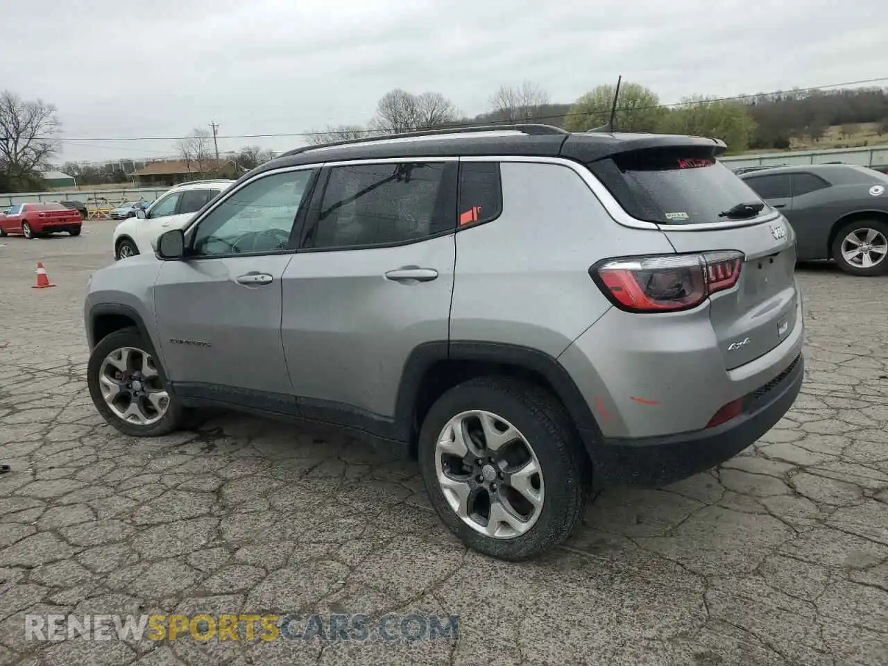 2 fotografías del automóvil dañado 3C4NJDCB4MT508844 JEEP COMPASS 2021