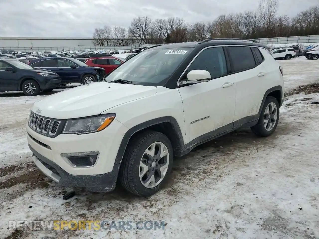 1 Photograph of a damaged car 3C4NJDCB4MT568154 JEEP COMPASS 2021