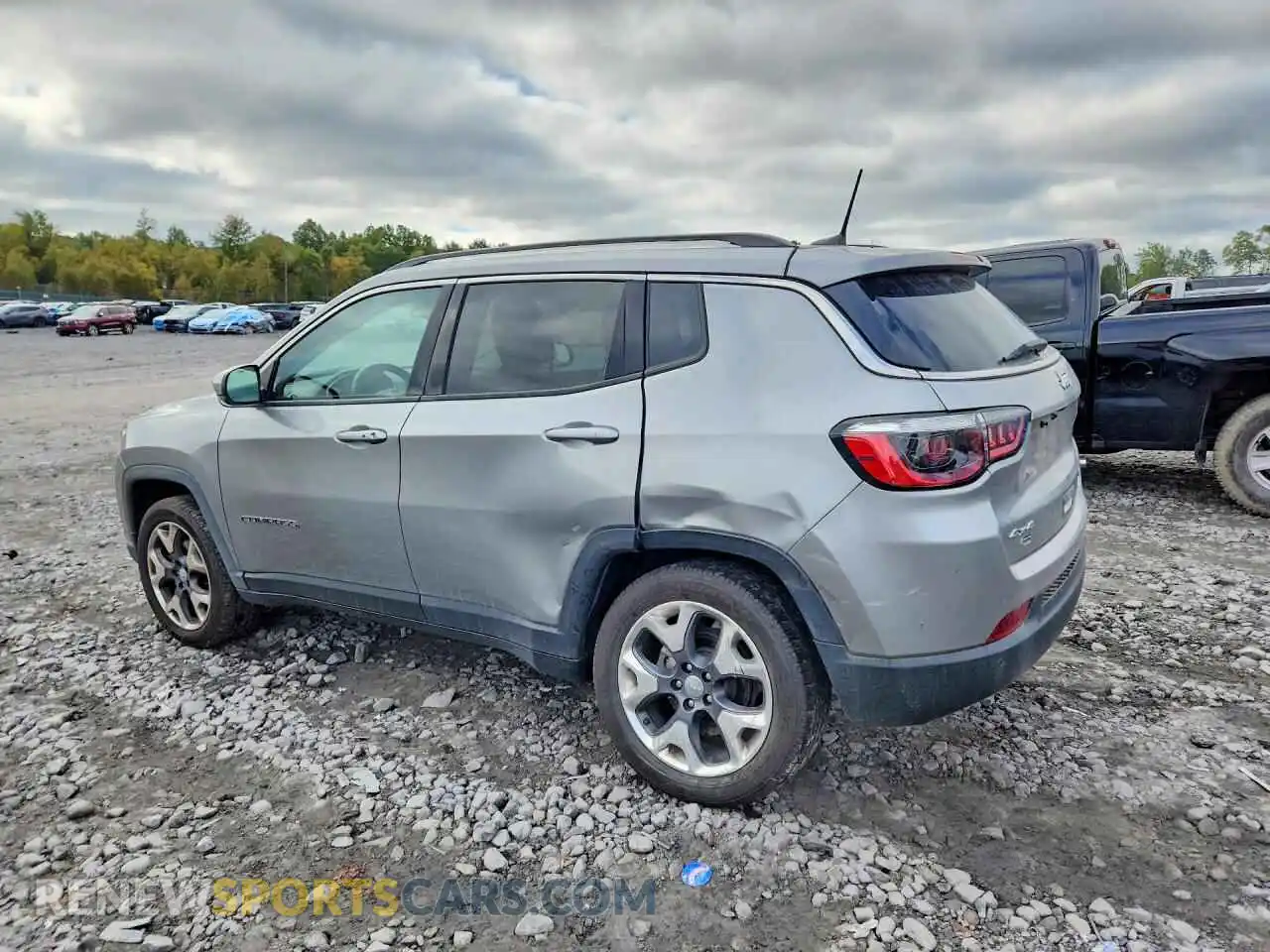 2 Photograph of a damaged car 3C4NJDCB4MT572432 JEEP COMPASS 2021