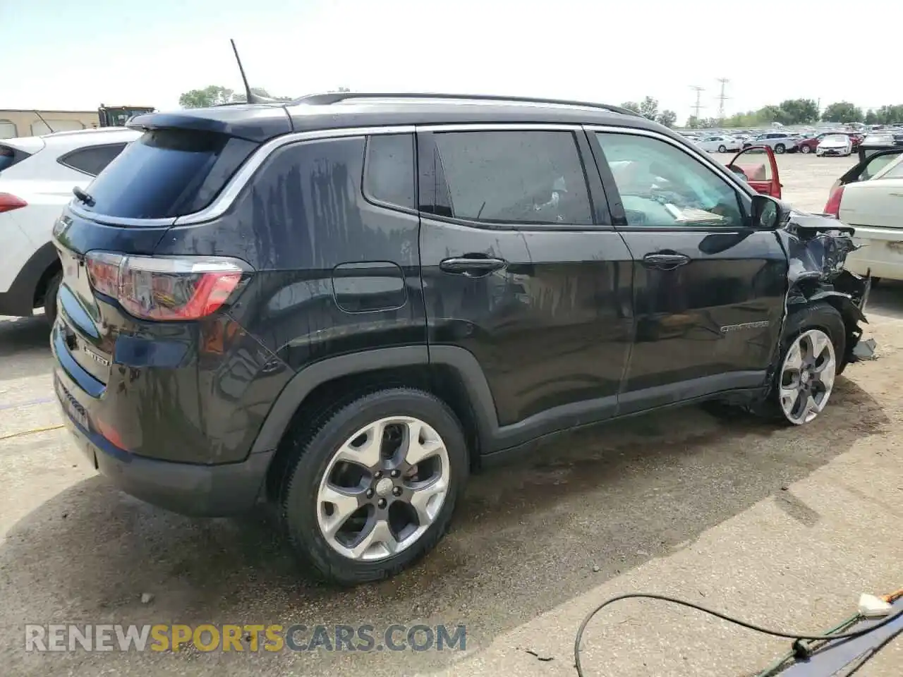 3 fotografías del automóvil dañado 3C4NJDCB5MT513342 JEEP COMPASS 2021
