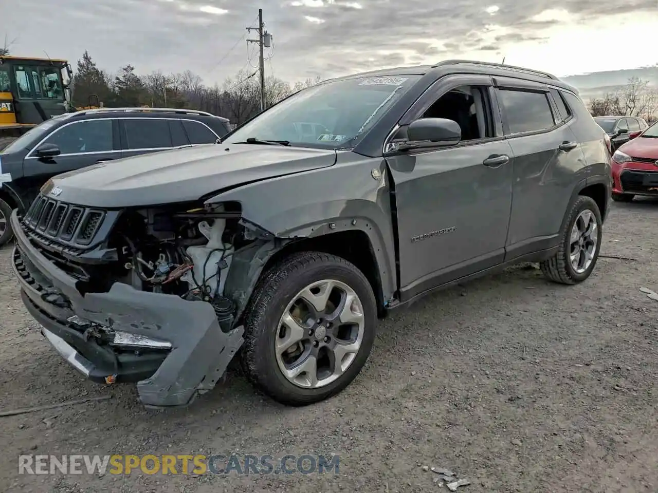 1 Photograph of a damaged car 3C4NJDCB5MT569202 JEEP COMPASS 2021
