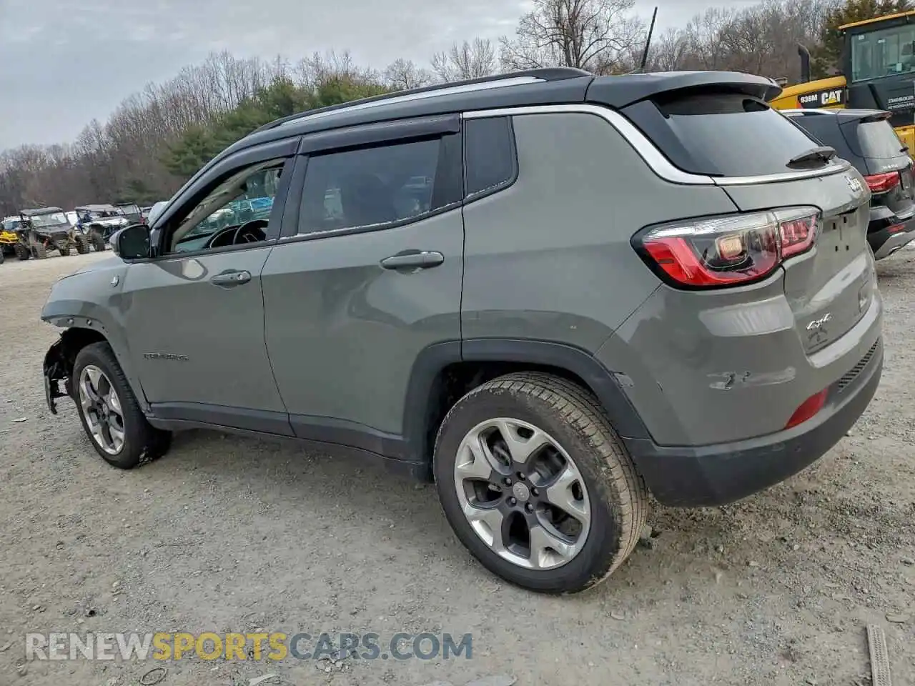 2 Photograph of a damaged car 3C4NJDCB5MT569202 JEEP COMPASS 2021