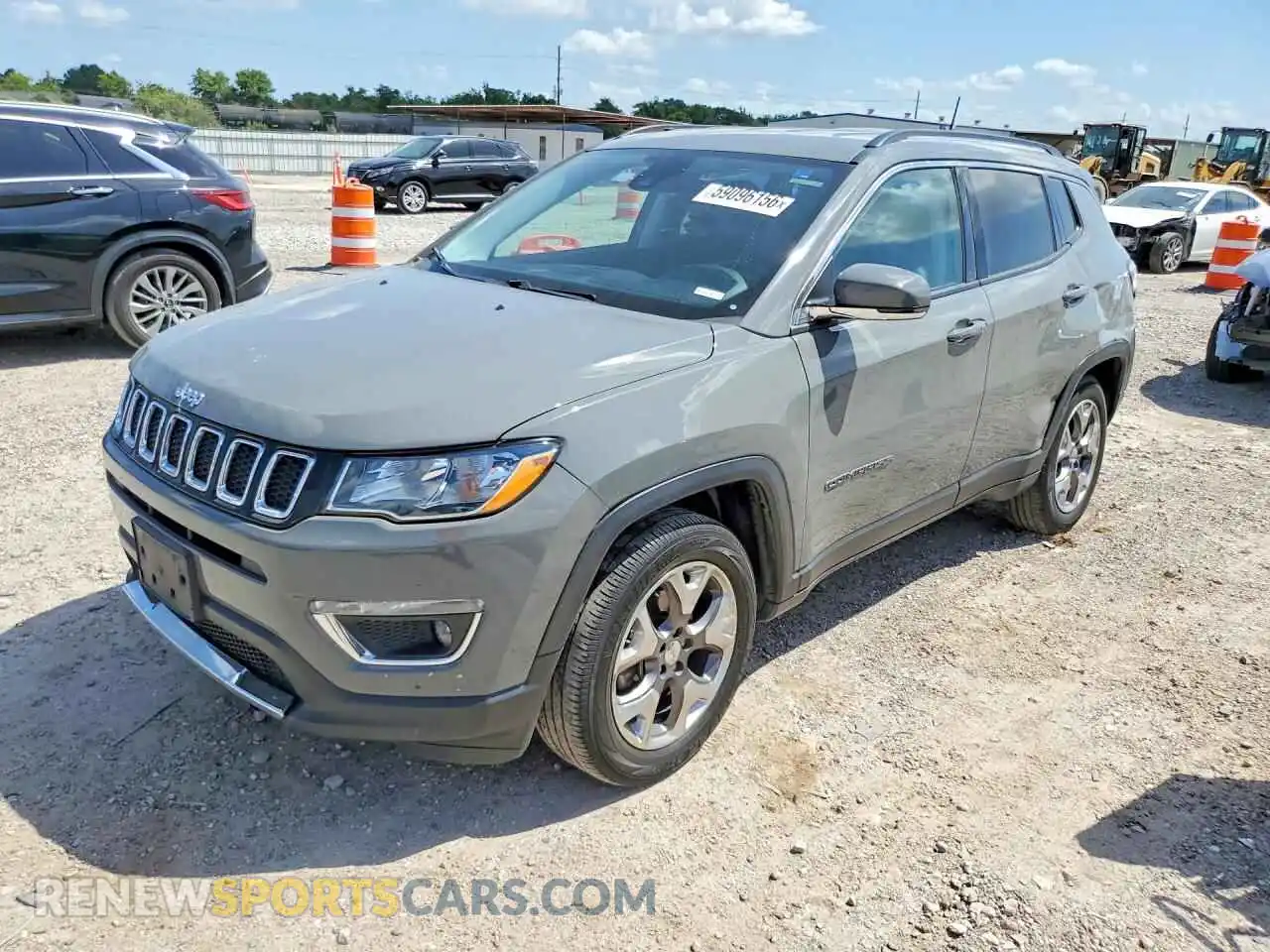 1 fotografías del automóvil dañado 3C4NJDCB5MT572620 JEEP COMPASS 2021