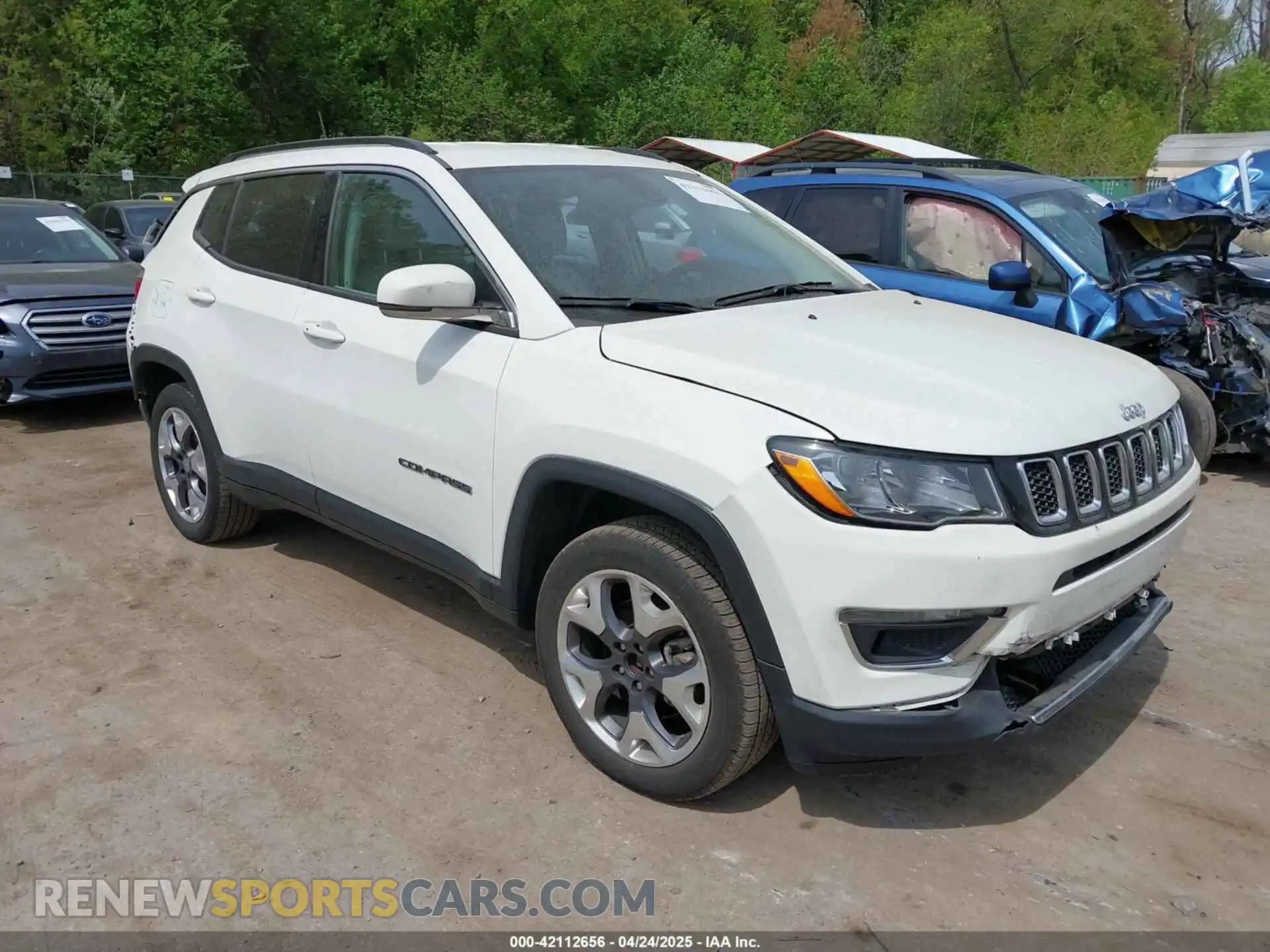 1 Photograph of a damaged car 3C4NJDCB5MT588915 JEEP COMPASS 2021