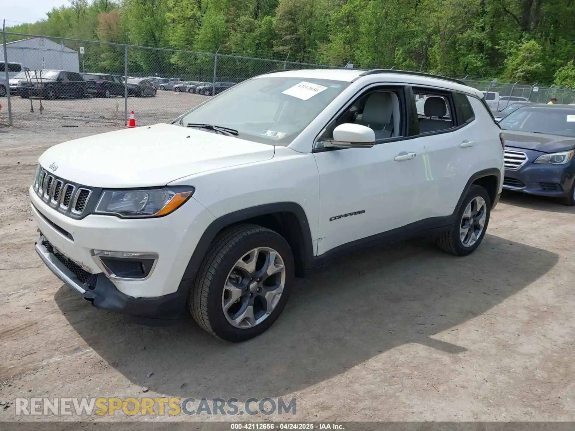 2 Photograph of a damaged car 3C4NJDCB5MT588915 JEEP COMPASS 2021