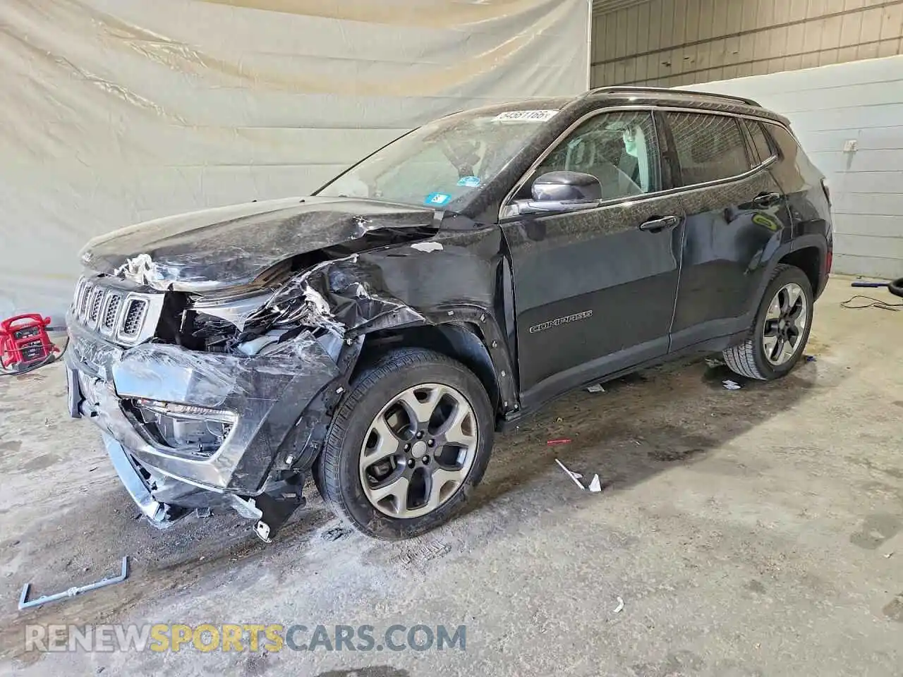 1 Фотография поврежденного автомобиля 3C4NJDCB5MT589837 JEEP COMPASS 2021
