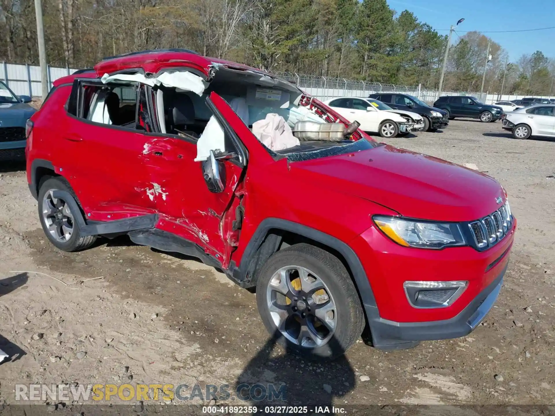 1 fotografías del automóvil dañado 3C4NJDCB6MT511292 JEEP COMPASS 2021