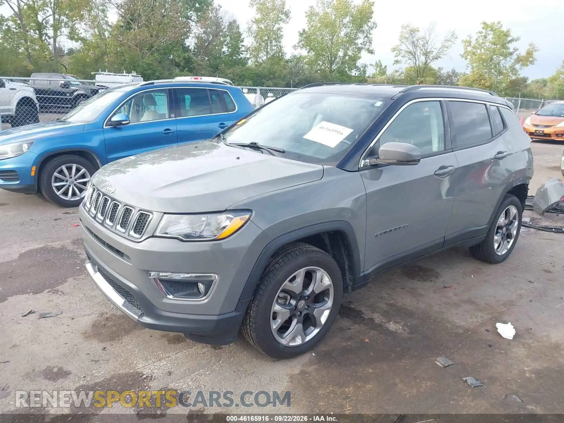 2 fotografías del automóvil dañado 3C4NJDCB6MT515746 JEEP COMPASS 2021