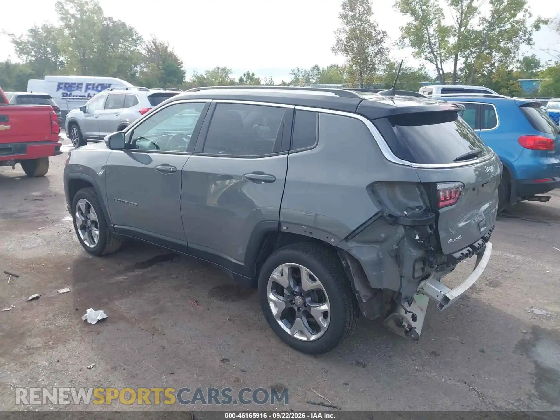 3 fotografías del automóvil dañado 3C4NJDCB6MT515746 JEEP COMPASS 2021