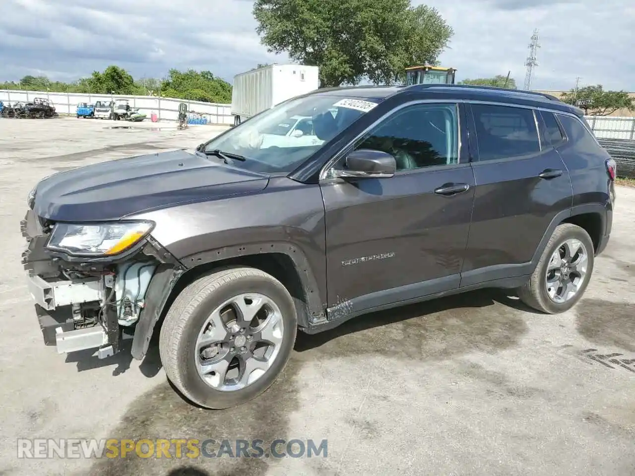1 Photograph of a damaged car 3C4NJDCB6MT521708 JEEP COMPASS 2021
