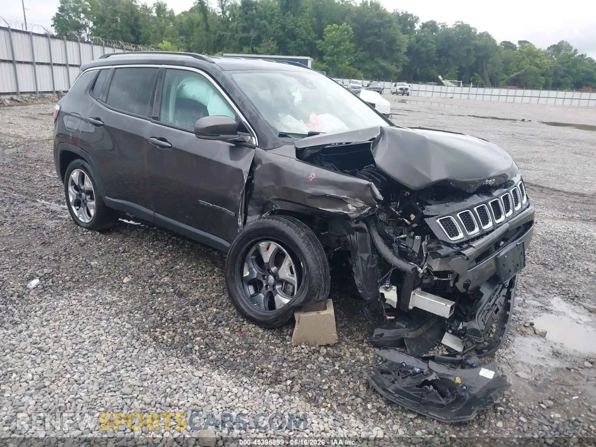 1 Photograph of a damaged car 3C4NJDCB6MT586350 JEEP COMPASS 2021