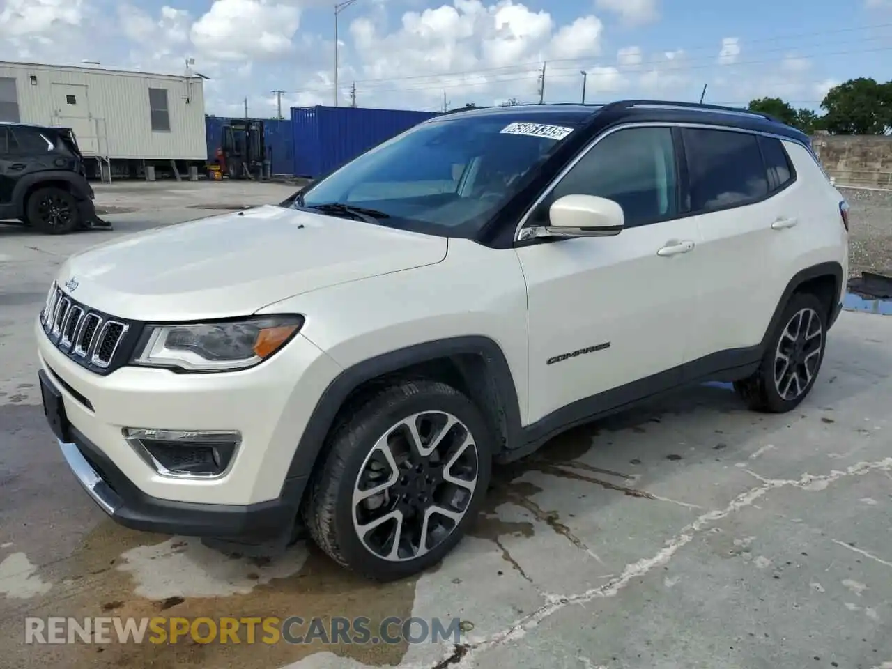 1 Photograph of a damaged car 3C4NJDCB6MT602031 JEEP COMPASS 2021