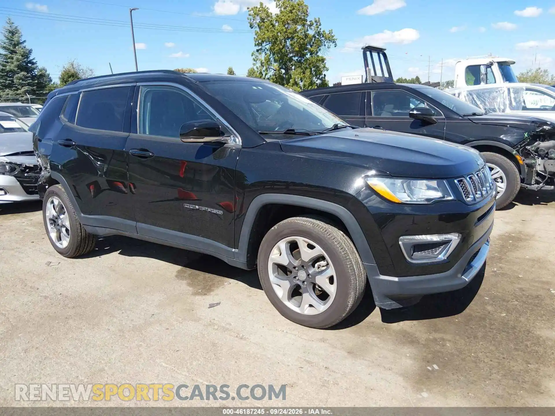 1 fotografías del automóvil dañado 3C4NJDCB7MT503587 JEEP COMPASS 2021