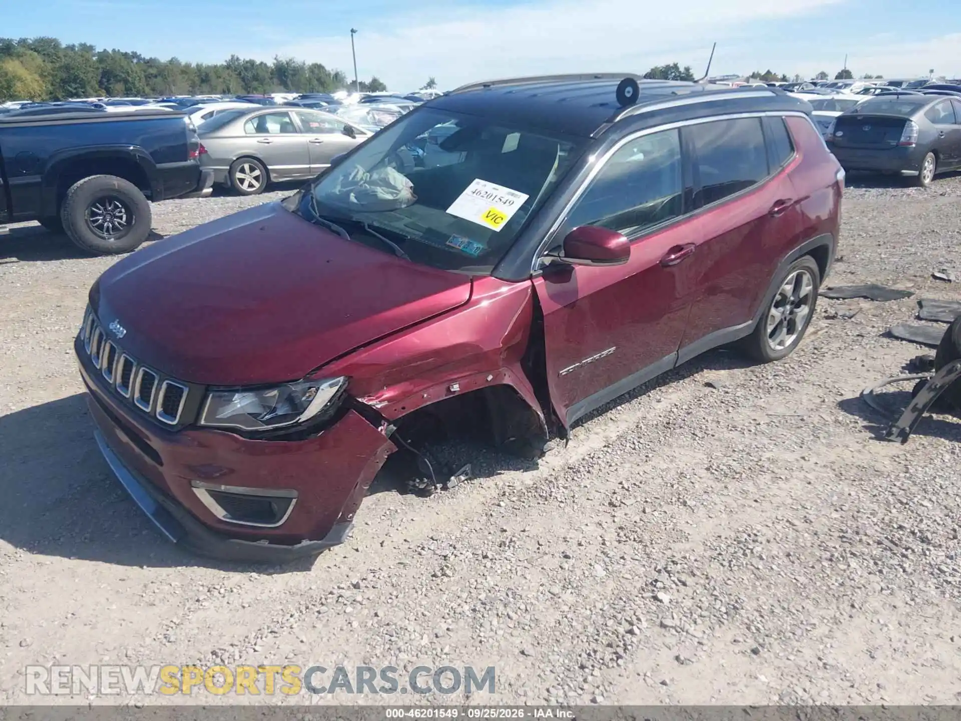 2 Photograph of a damaged car 3C4NJDCB7MT509017 JEEP COMPASS 2021