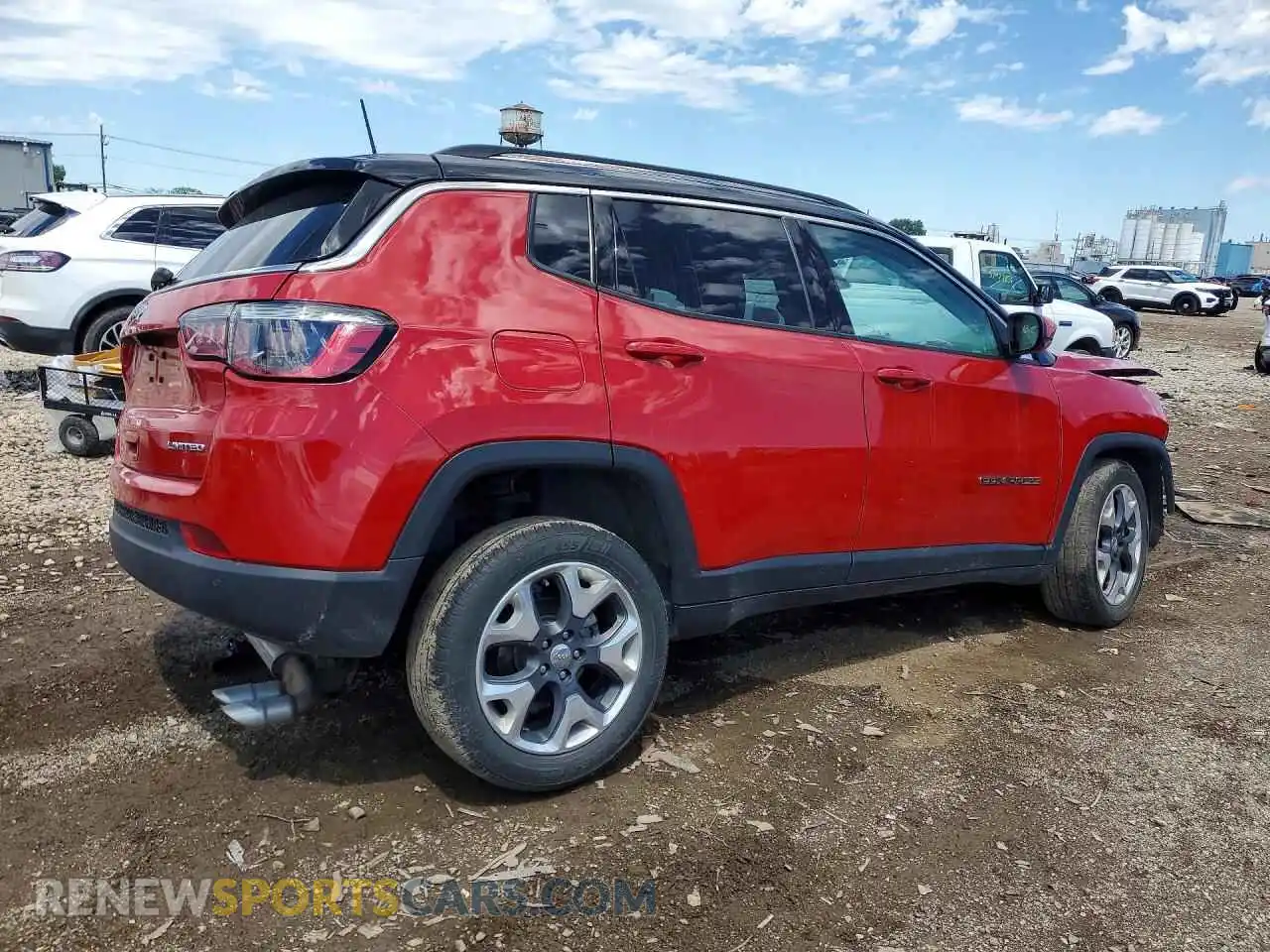 3 Photograph of a damaged car 3C4NJDCB7MT512581 JEEP COMPASS 2021