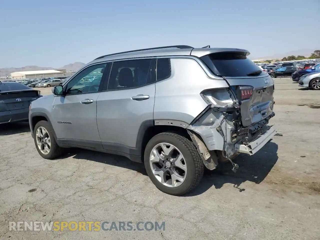 2 Photograph of a damaged car 3C4NJDCB7MT520499 JEEP COMPASS 2021