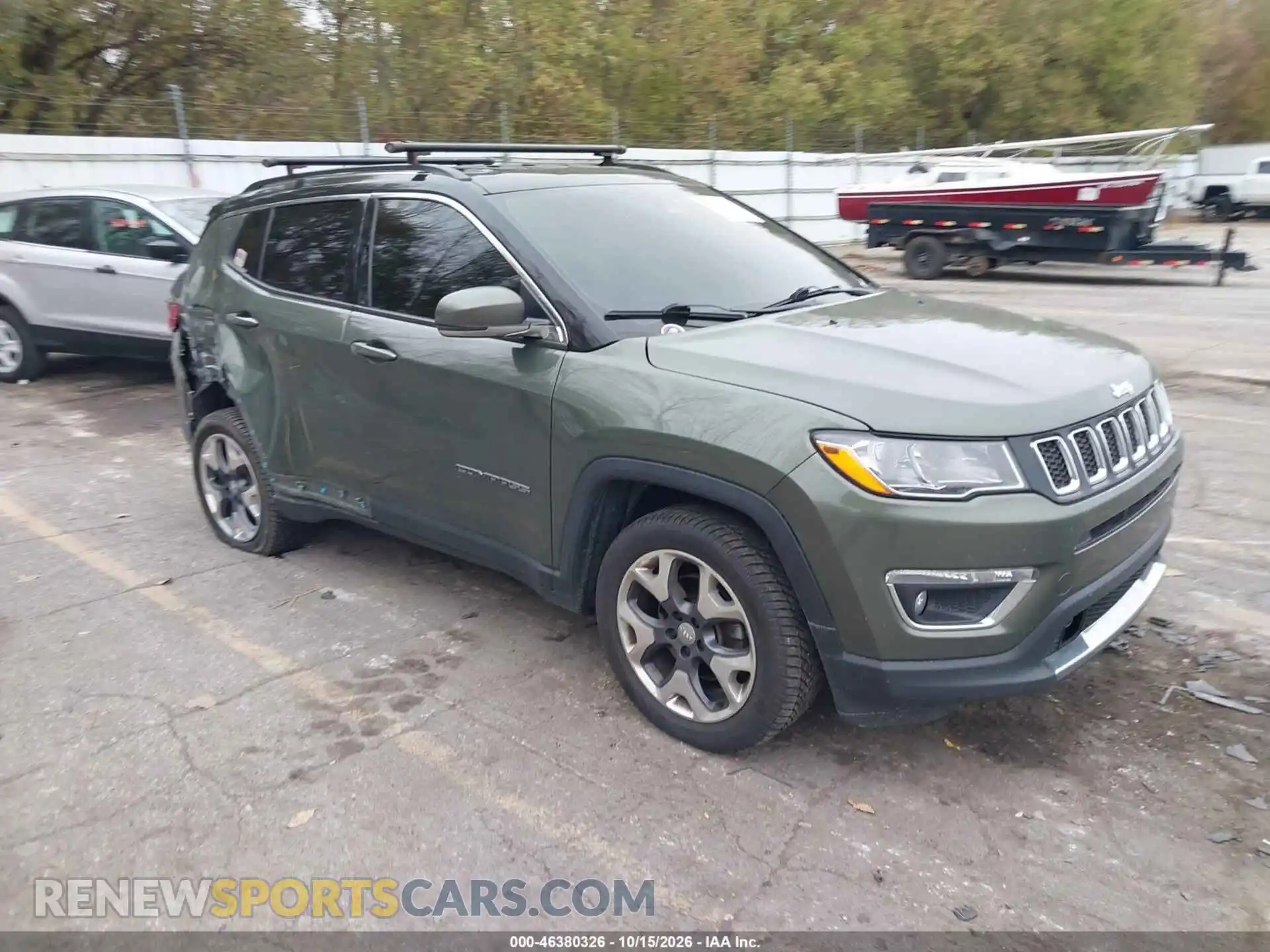 1 Photograph of a damaged car 3C4NJDCB7MT568519 JEEP COMPASS 2021