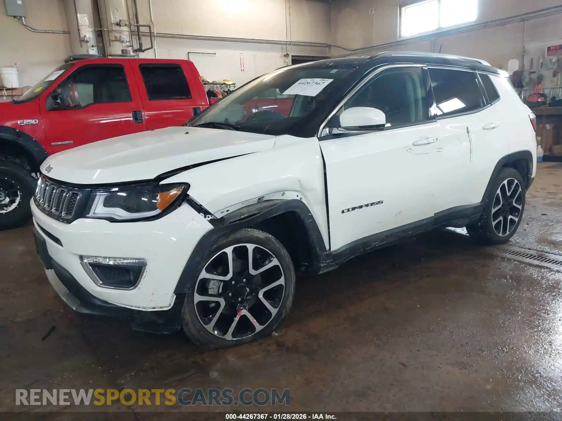2 Photograph of a damaged car 3C4NJDCB7MT581416 JEEP COMPASS 2021