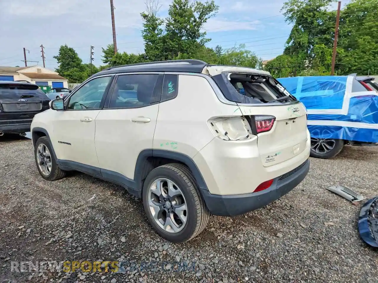 2 Фотография поврежденного автомобиля 3C4NJDCB7MT599754 JEEP COMPASS 2021