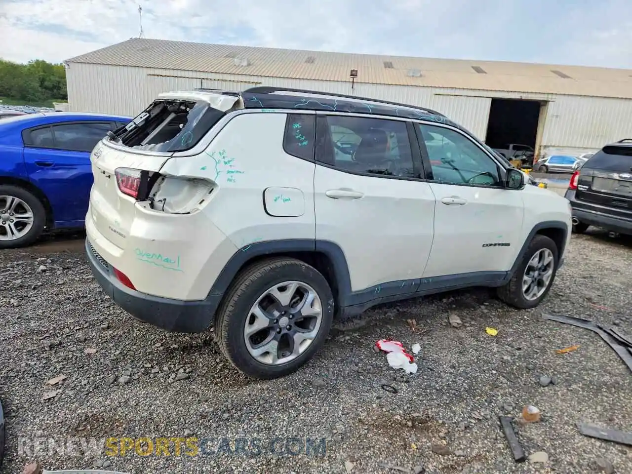 3 Фотография поврежденного автомобиля 3C4NJDCB7MT599754 JEEP COMPASS 2021