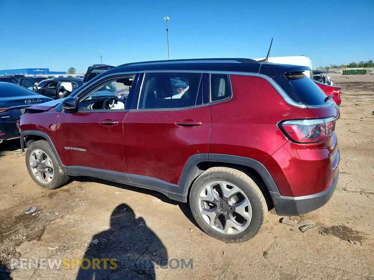 2 Photograph of a damaged car 3C4NJDCB8MT503050 JEEP COMPASS 2021