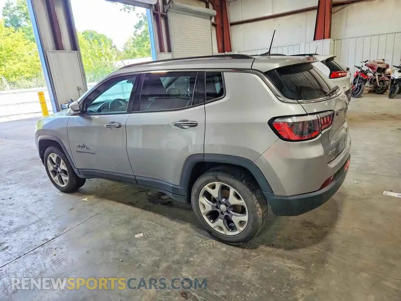 2 fotografías del automóvil dañado 3C4NJDCB8MT524125 JEEP COMPASS 2021