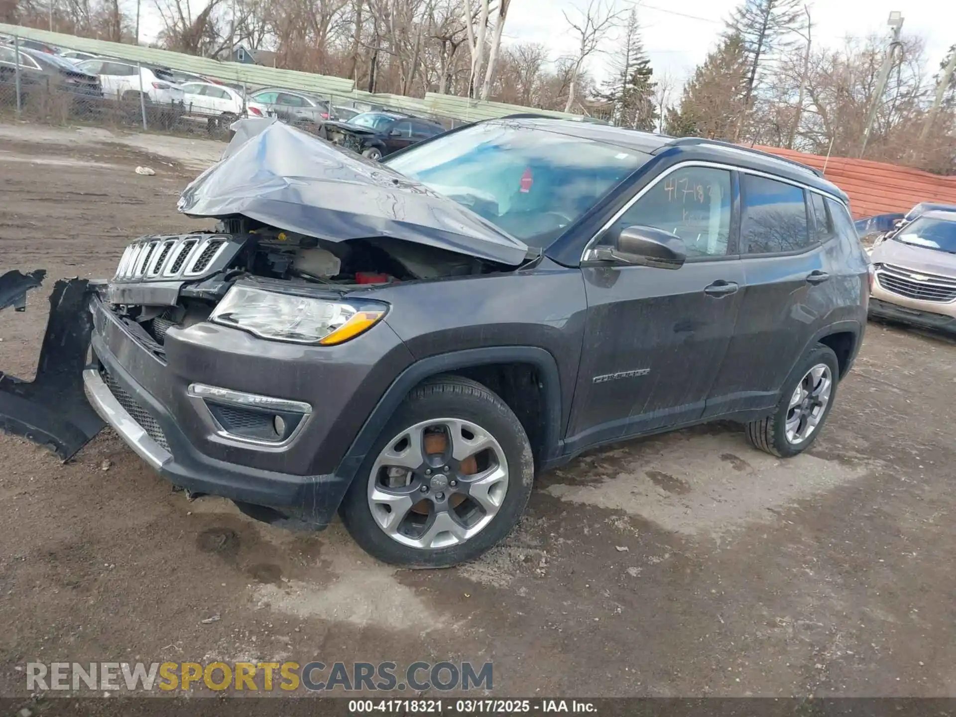 2 Photograph of a damaged car 3C4NJDCB8MT524299 JEEP COMPASS 2021