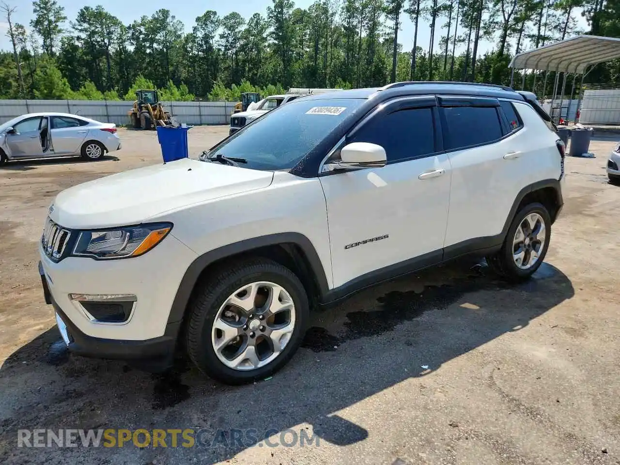 1 fotografías del automóvil dañado 3C4NJDCB8MT529423 JEEP COMPASS 2021