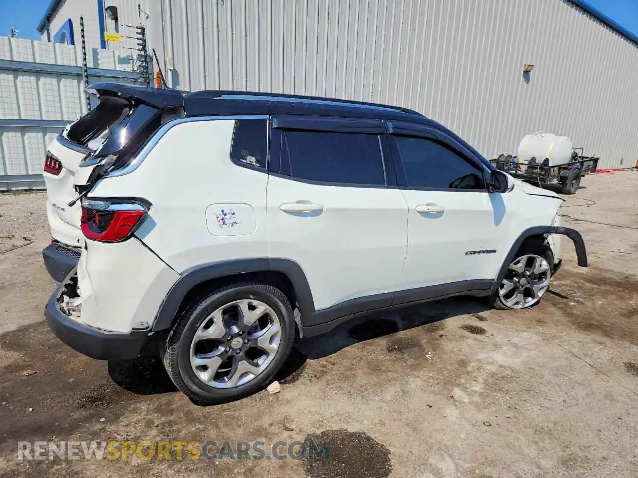 3 fotografías del automóvil dañado 3C4NJDCB8MT529423 JEEP COMPASS 2021