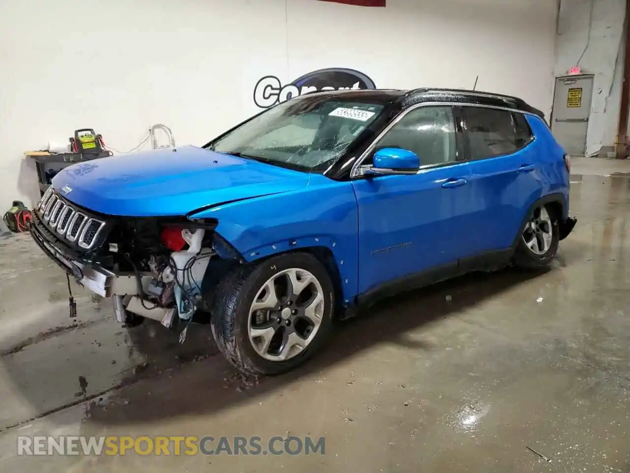 1 Photograph of a damaged car 3C4NJDCB8MT550479 JEEP COMPASS 2021