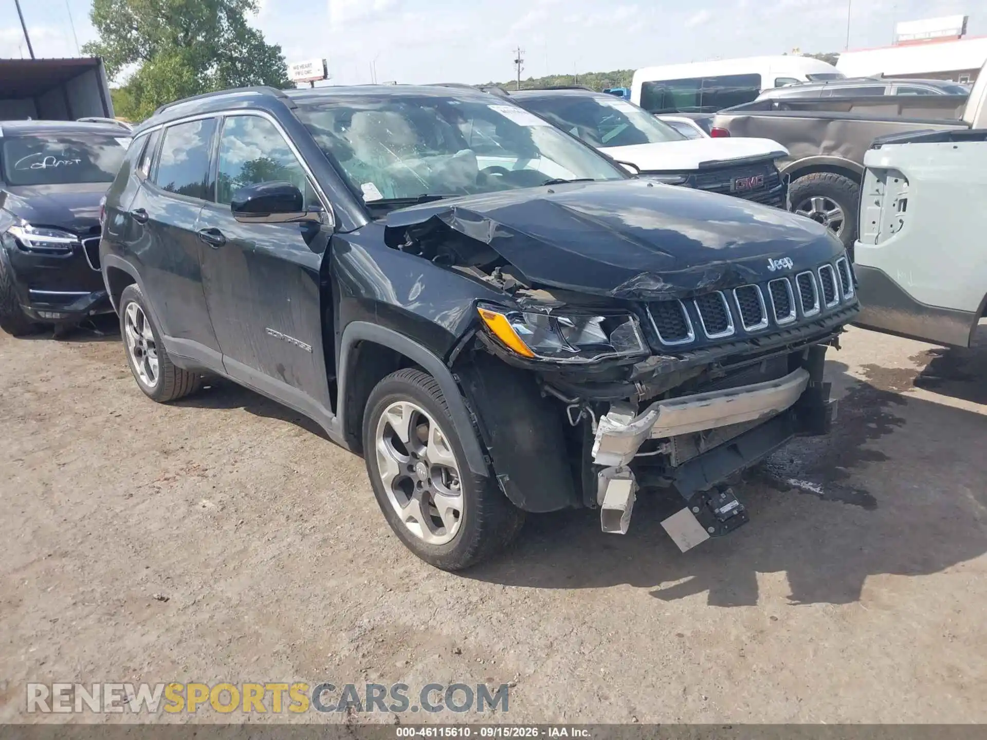 1 Photograph of a damaged car 3C4NJDCB8MT584289 JEEP COMPASS 2021