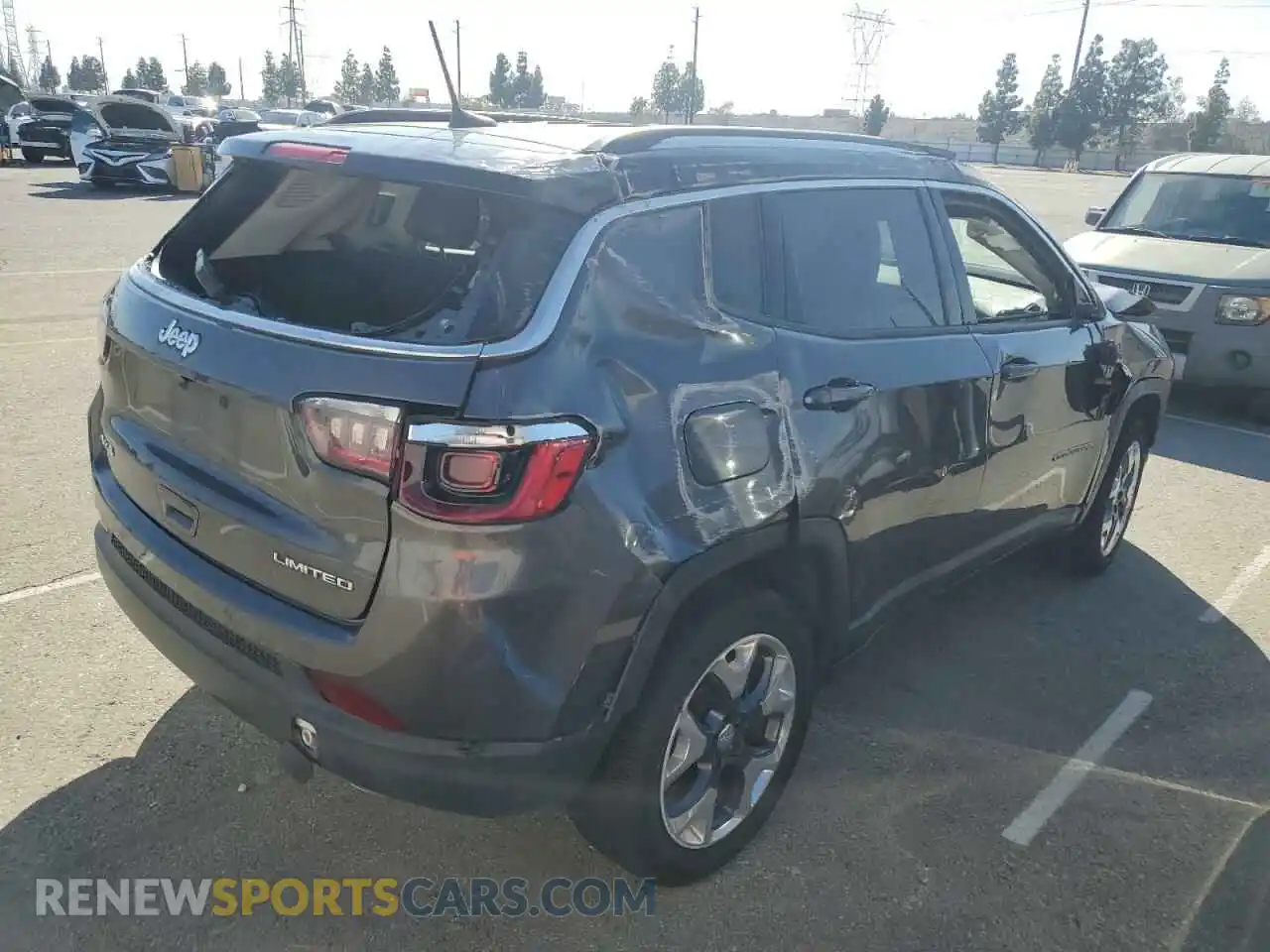 3 Photograph of a damaged car 3C4NJDCB8MT604413 JEEP COMPASS 2021