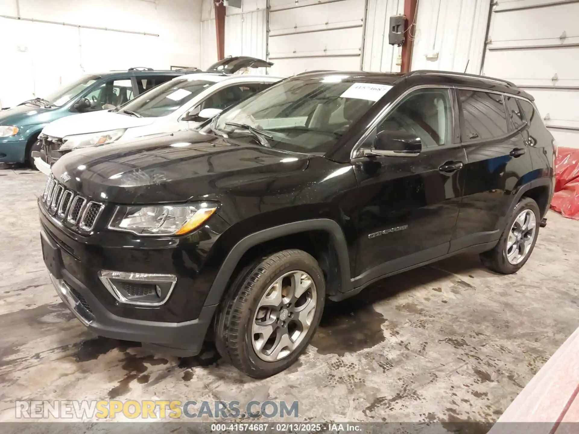 2 fotografías del automóvil dañado 3C4NJDCB9MT521959 JEEP COMPASS 2021