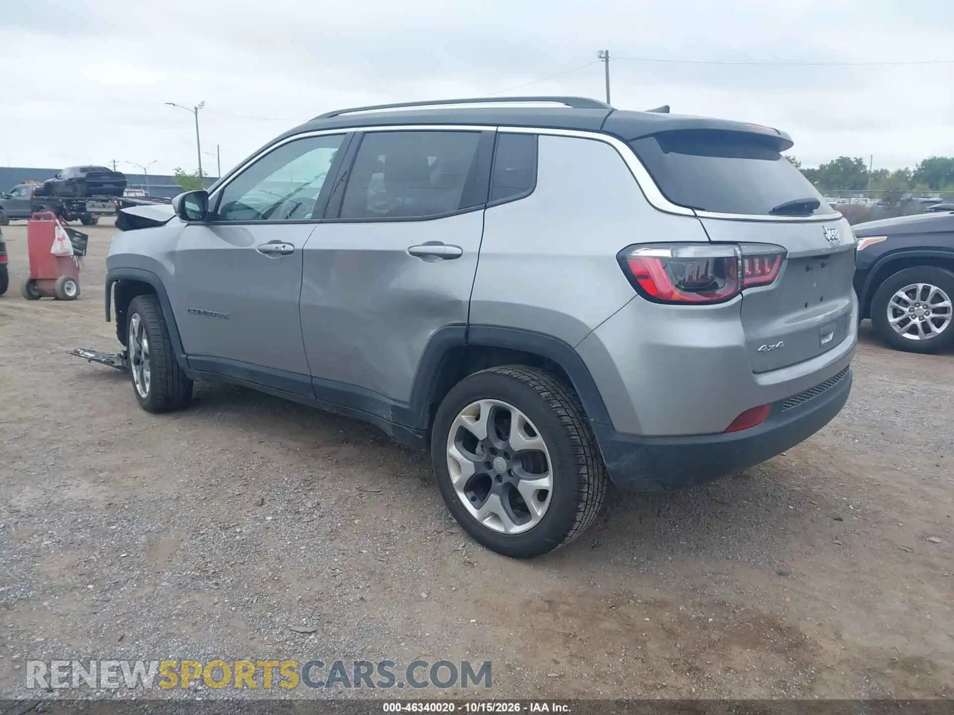 3 fotografías del automóvil dañado 3C4NJDCB9MT533559 JEEP COMPASS 2021