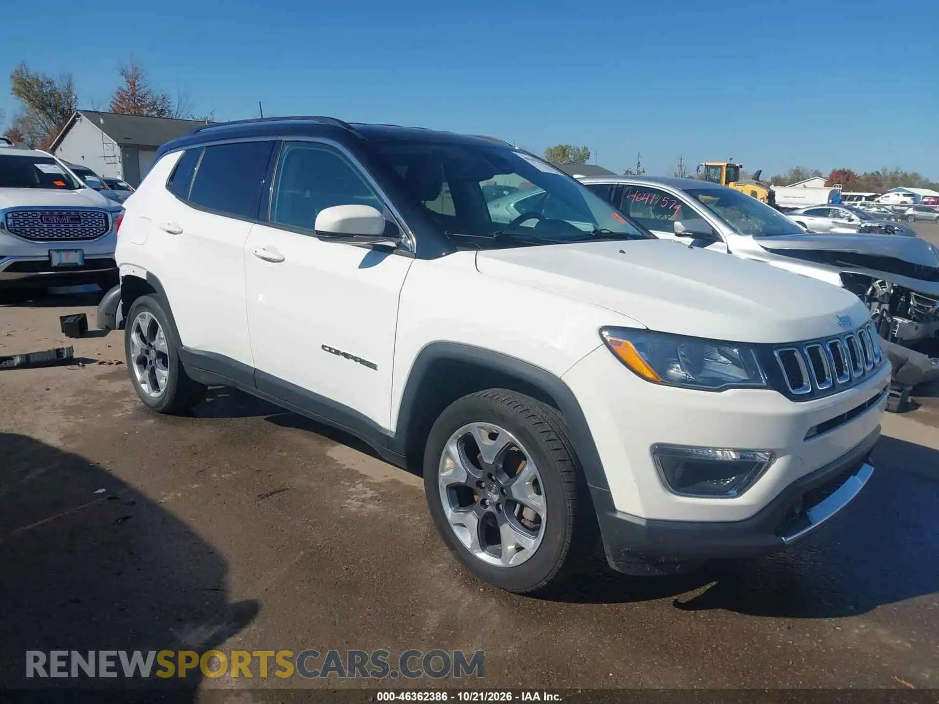 1 Photograph of a damaged car 3C4NJDCB9MT549793 JEEP COMPASS 2021