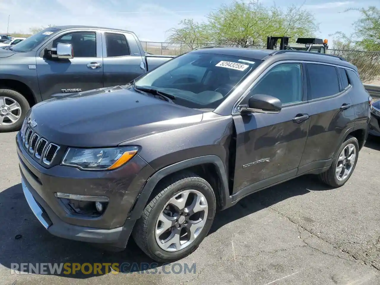 1 Photograph of a damaged car 3C4NJDCB9MT556517 JEEP COMPASS 2021