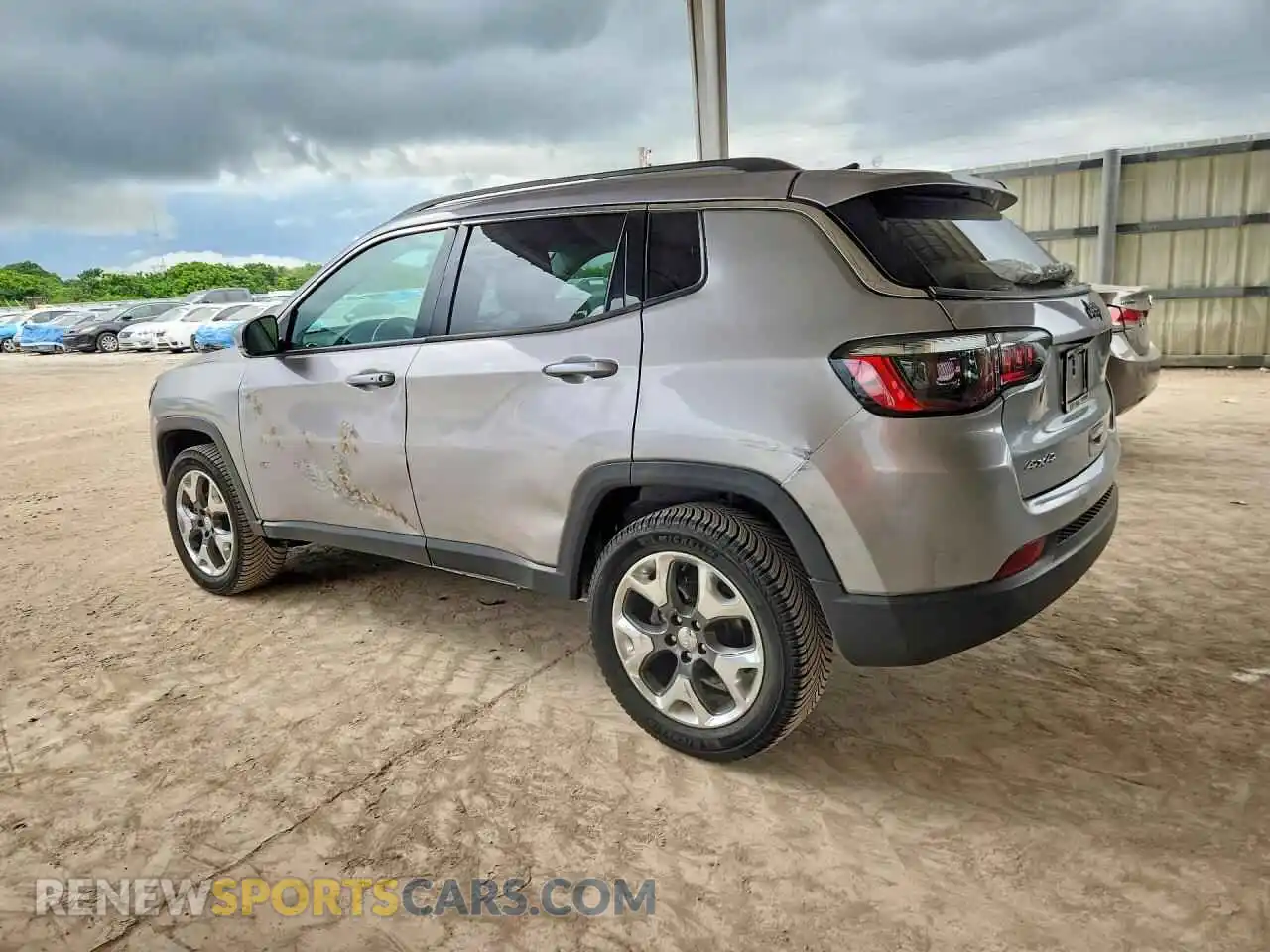 2 Photograph of a damaged car 3C4NJDCB9MT594524 JEEP COMPASS 2021