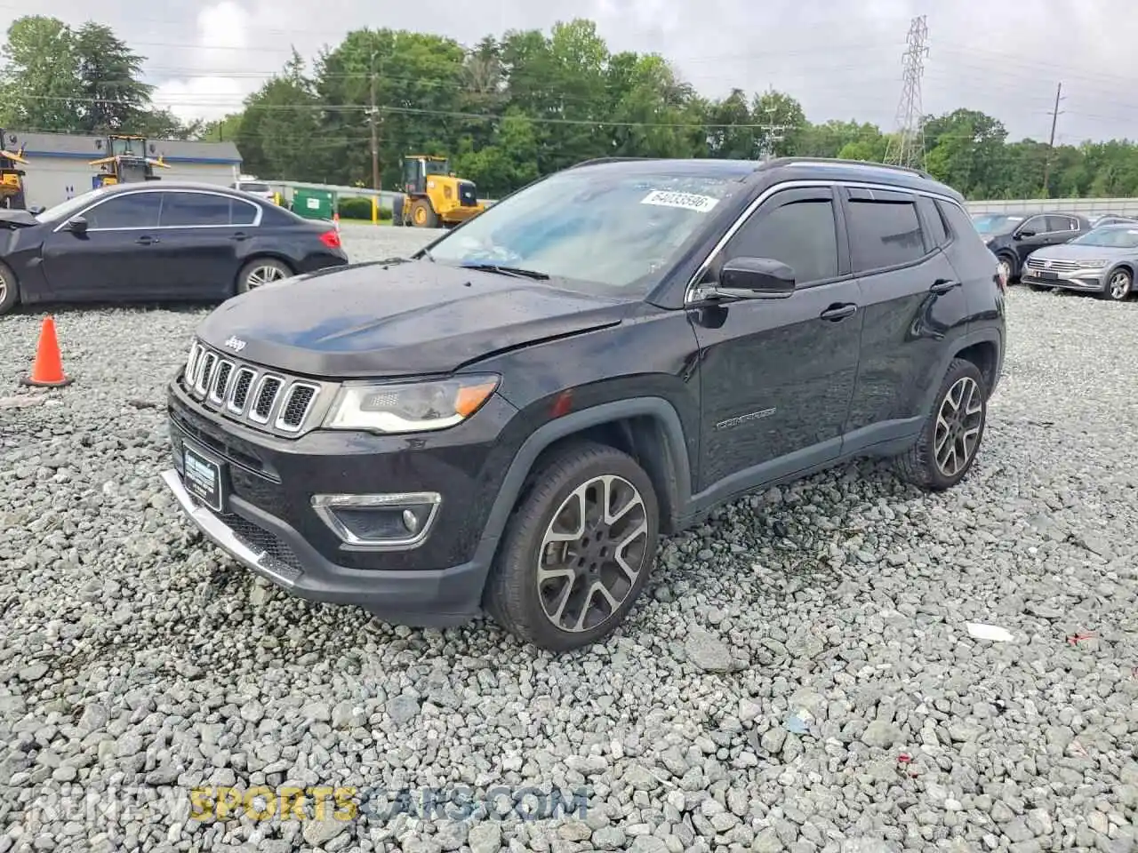 1 fotografías del automóvil dañado 3C4NJDCB9MT603741 JEEP COMPASS 2021