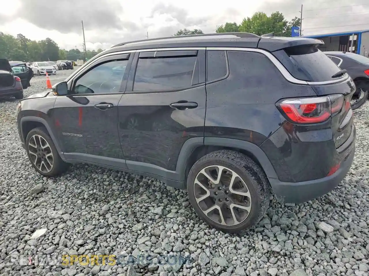 2 fotografías del automóvil dañado 3C4NJDCB9MT603741 JEEP COMPASS 2021